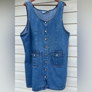 100% Vintage Denim Dress